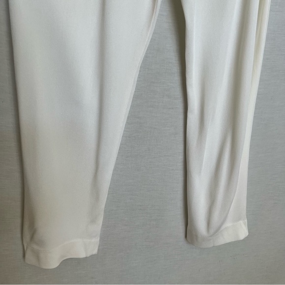 Misook Classic White Women's Knit Trousers - Picture 6 of 15